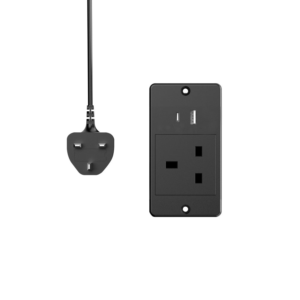 Office Furniture Uk - Multiprise encastrable UK avec 1 prise