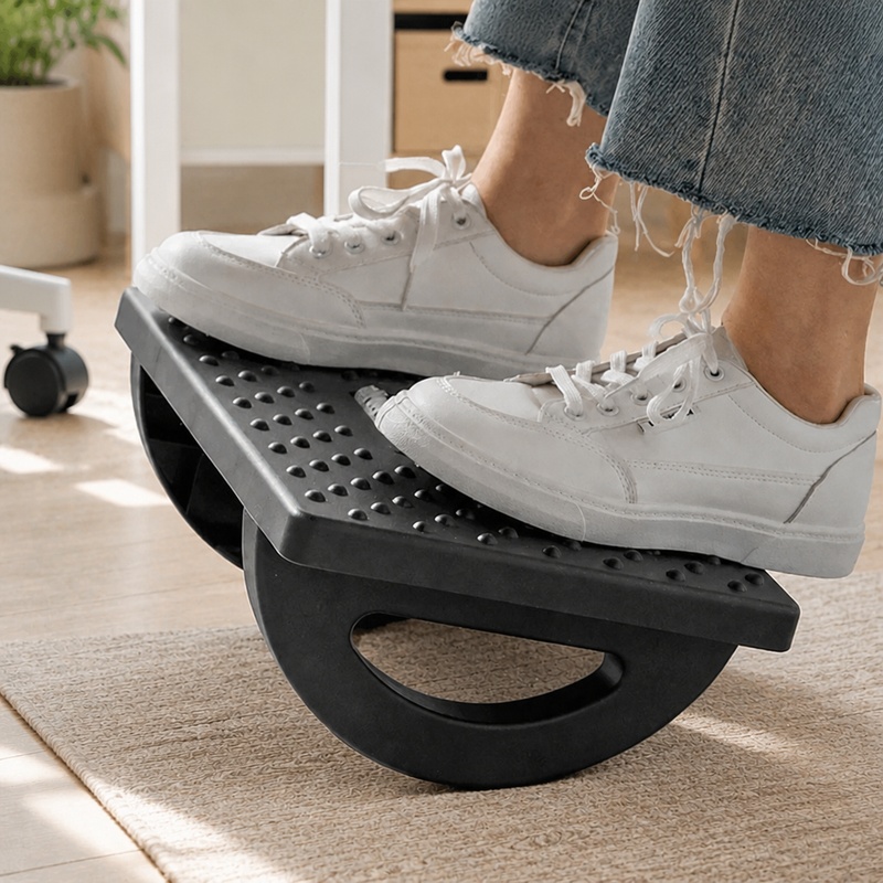 Repose-pieds portable avec rou - Office Furniture Wholesale avis et prix