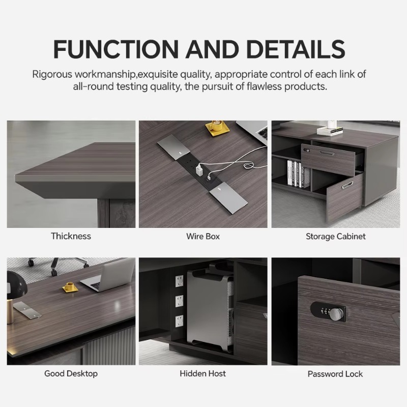 Bureau de direction moderne en - Office Furniture Wholesale avis et prix
