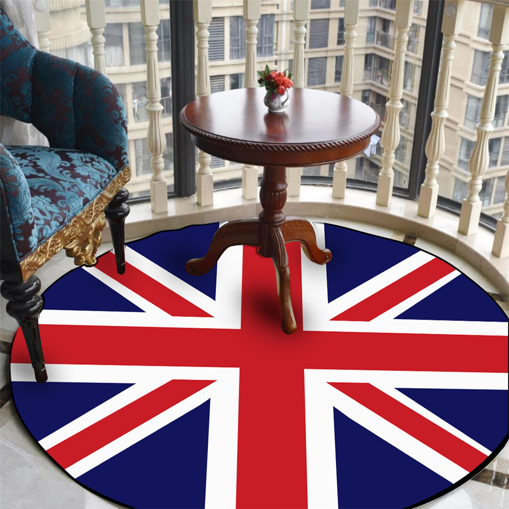 Tapis rond imprimé drapeau bri - Office Furniture Uk avis et prix